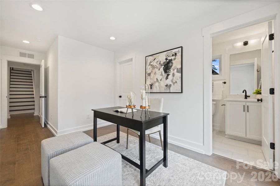 Furnished interior view inside a new home in , Charlotte (Image 11).