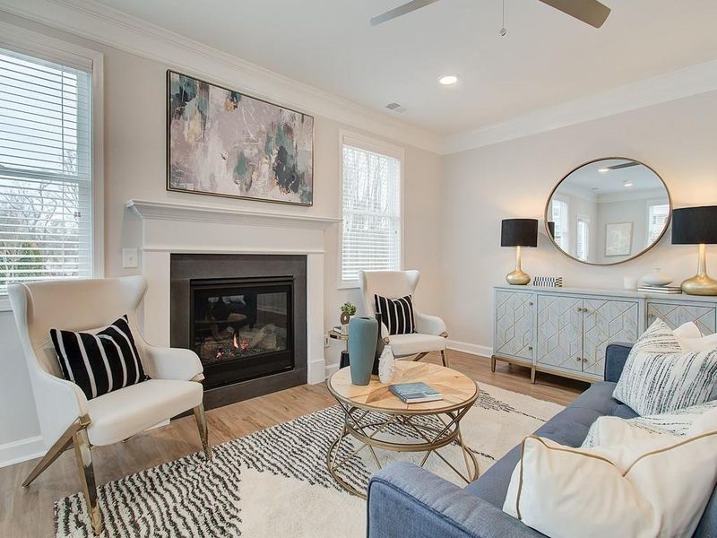 Furnished interior view inside a new home in Cherokee Township, Acworth (Image 30).