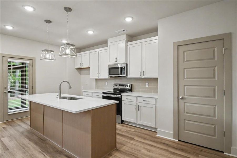 Furnished interior view inside a new home in , Norcross (Image 5).