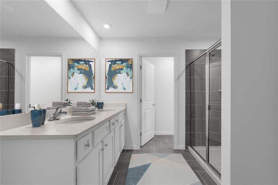 Furnished interior view inside a new home in Green Leaf, West Melbourne (Image 13).