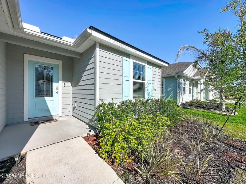 Exterior details and patio area of a home in Dorado at Entrada, St. Augustine (Image 4).