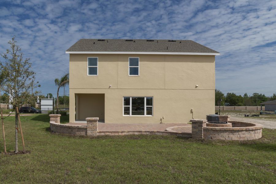 Rear Exterior | Wilshire | New Homes in Orlando, Florida | Landsea Homes