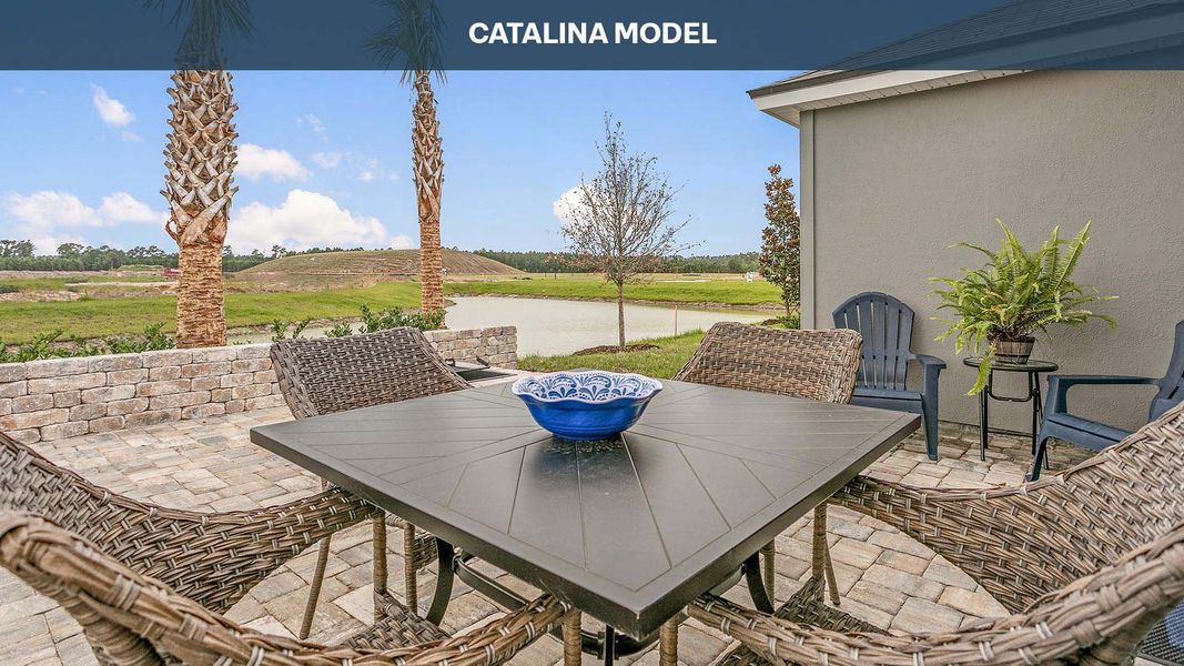 Representative exterior details of a home built from the Catalina by D.R. Horton in Copes Landing, Jacksonville (Image 2). Representative exterior details of a home built from the Catalina by D.R. Horton in Copes Landing, Jacksonville (Image 2).