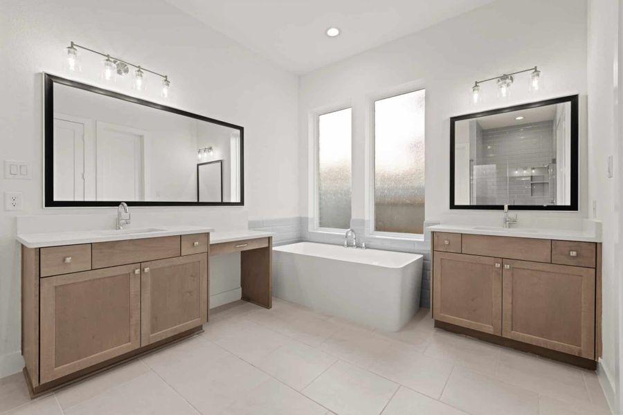 Representative furnished interior of a home built from the Malani – 60′ Lot by Chesmar Homes in Fulshear Lakes, Fulshear (Image 10).