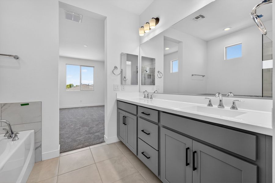 Furnished interior view inside a new home in Combs Ranch, San Tan Valley (Image 17).