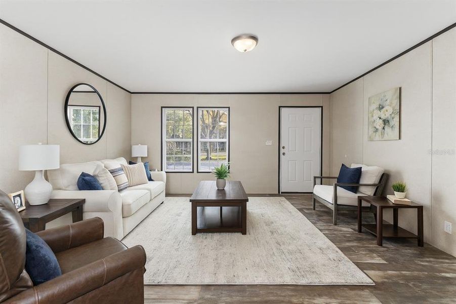 Furnished interior view inside a new home in , Trenton (Image 9).