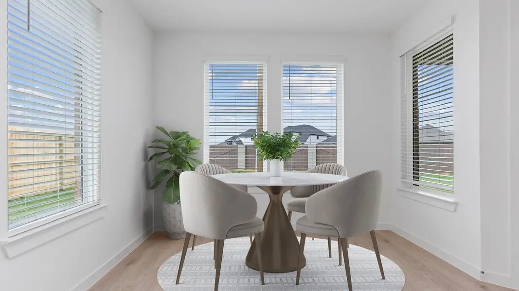 Furnished interior view inside a new home in Westland Ranch 60' Homesites, League City (Image 4).