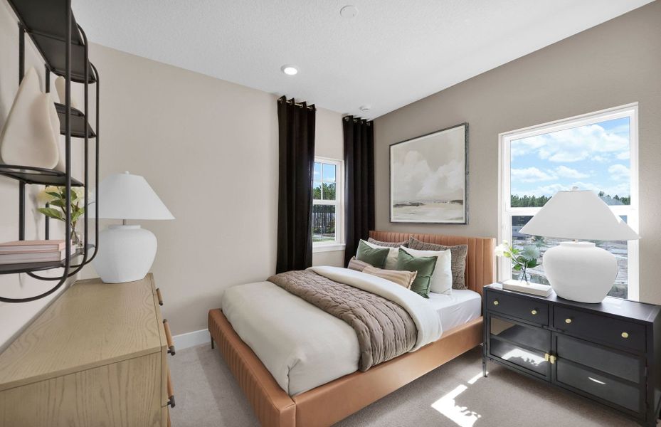 Furnished interior view inside a new home in The Landings at Saint Johns, St. Johns (Image 16).
