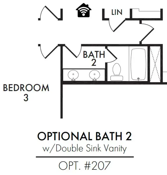 2nd Sink in Bath 2 2nd Sink in Bath 2