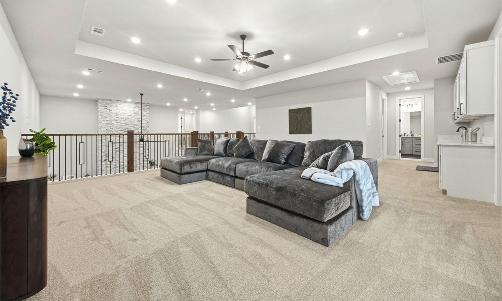 Furnished interior view inside a new home in Lexington Heights, Nevada (Image 19). Furnished interior view inside a new home in Lexington Heights, Nevada (Image 19).