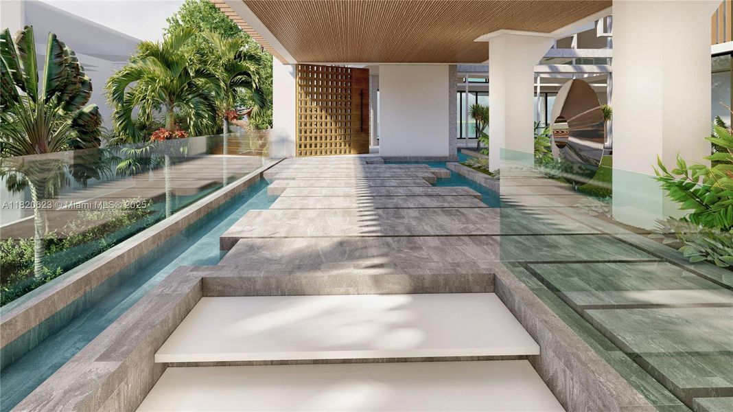 Exterior details and patio area of a home in , Miami Beach (Image 8).