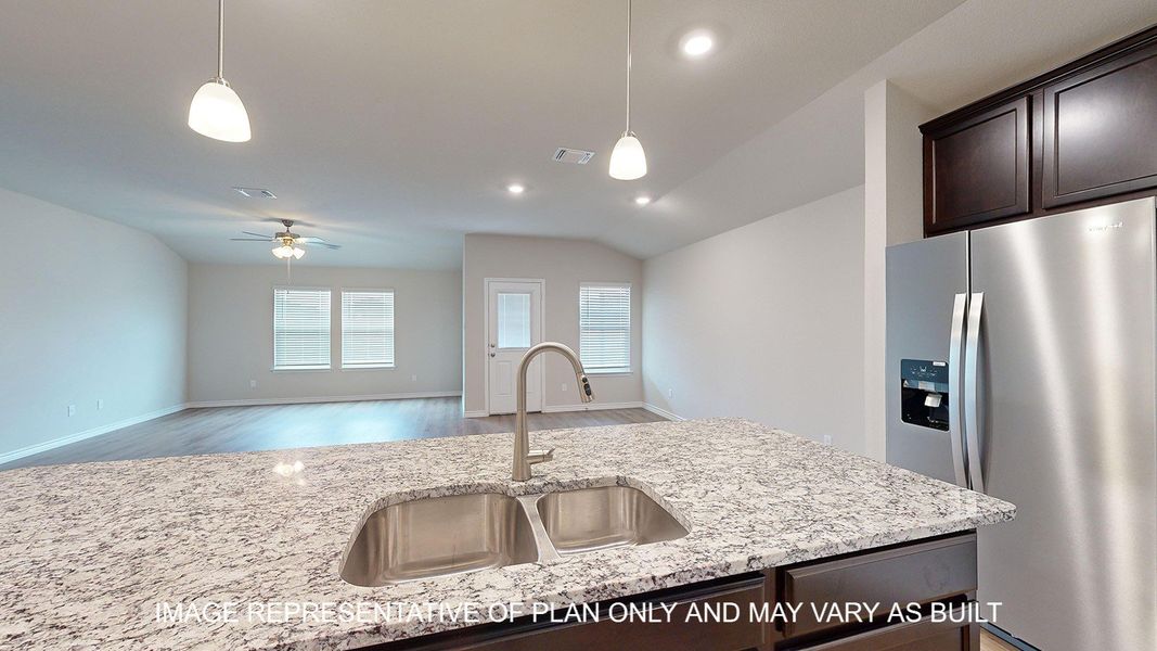 Close-up of interior finishes inside a home in Three Creeks - Colt Creek, Belton (Image 10).