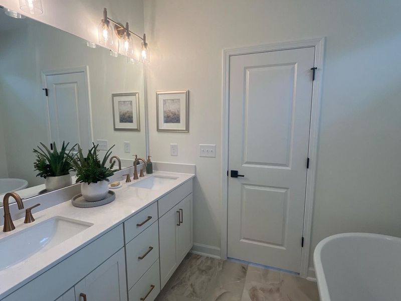 Furnished interior view inside a new home in Sage on North Main, Wake Forest (Image 16).