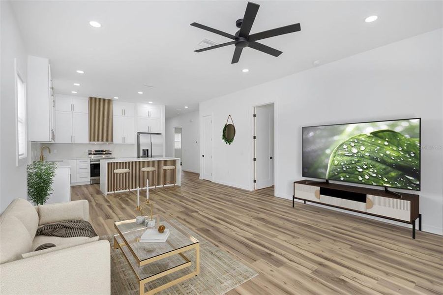 Furnished interior view inside a new home in , Clearwater (Image 5).