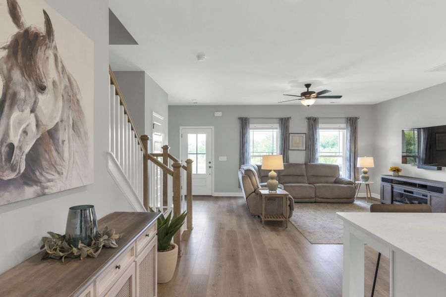 Representative furnished interior of a home built from the Dalton by Parkside Builders in Anderson Park, Hendersonville (Image 14). Representative furnished interior of a home built from the Dalton by Parkside Builders in Anderson Park, Hendersonville (Image 14).
