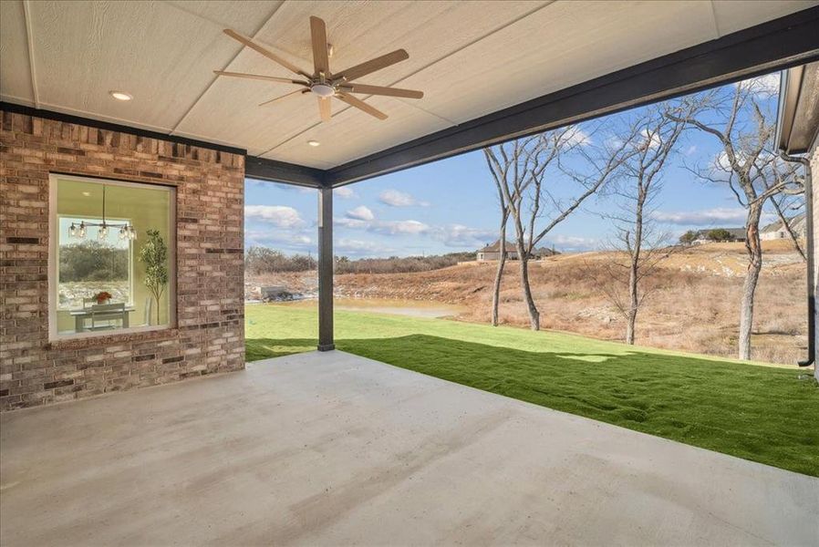 Exterior details and patio area of a home in , Azle (Image 4). Exterior details and patio area of a home in , Azle (Image 4).