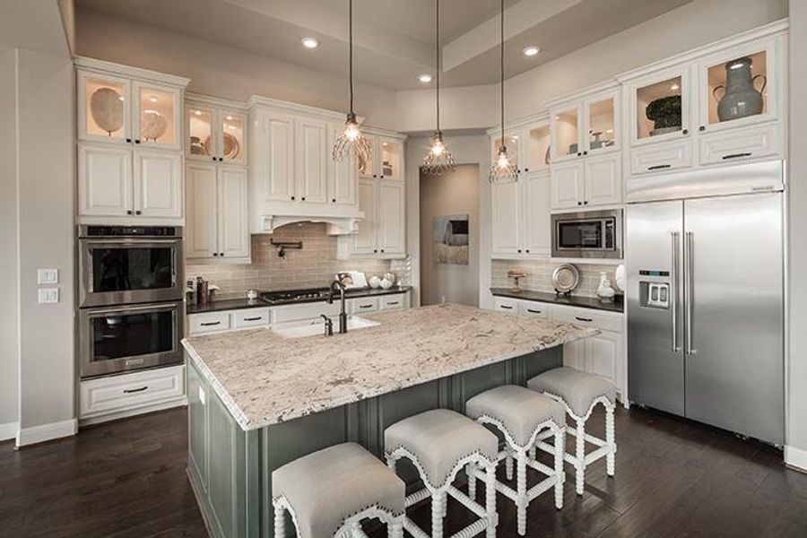 Furnished interior view inside a new home in Twinwood, Simonton (Image 6).