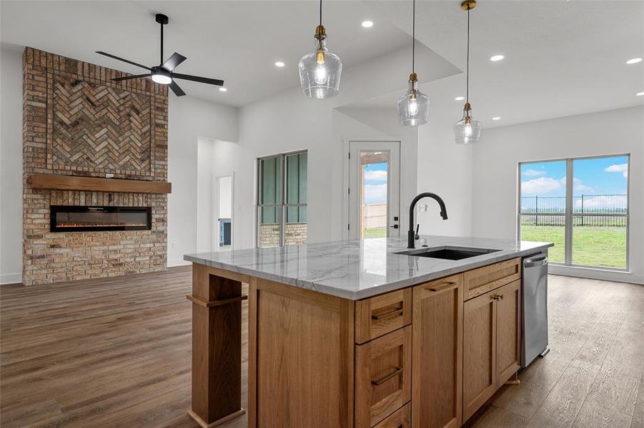 Furnished interior view inside a new home in , Hewitt (Image 14).