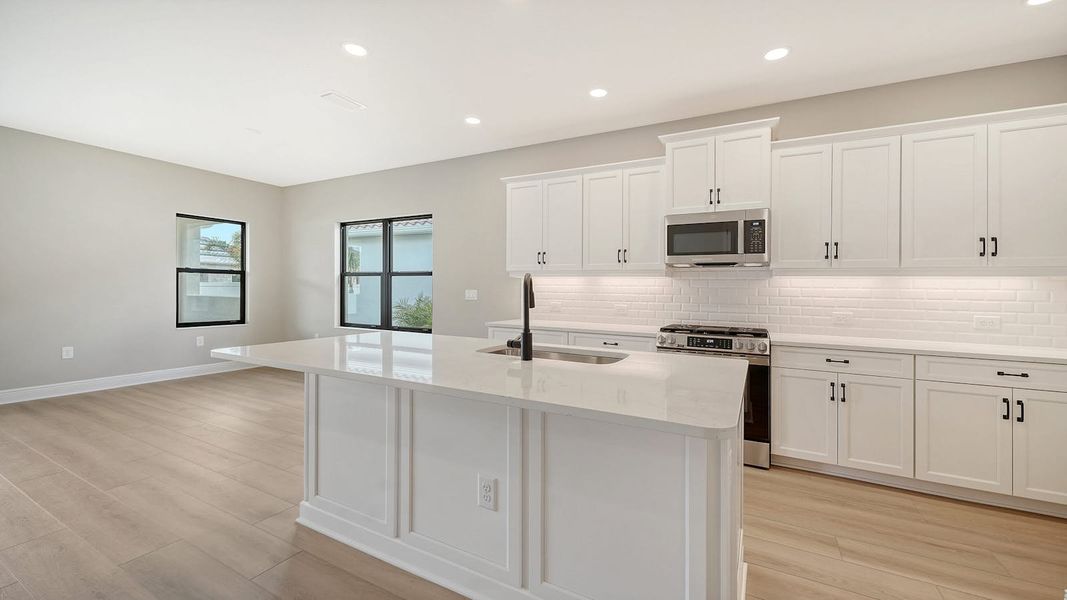 Furnished interior view inside a new home in Windward Real Estate and Homes for Sale in Sarasota, FL - Neal Communities, Lakewood Ranch (Image 10).