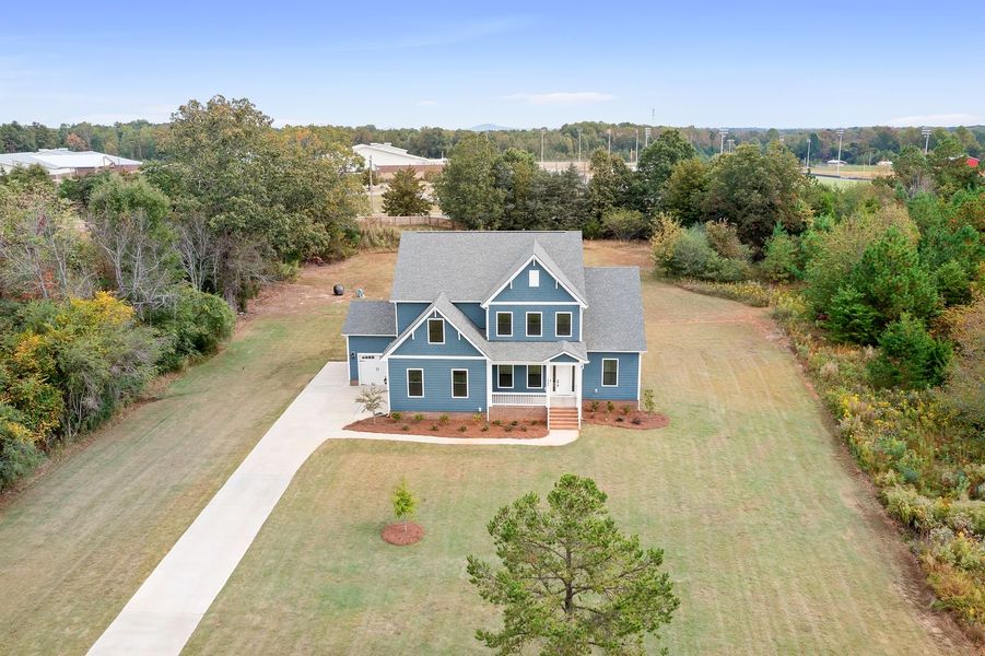 Representative exterior photo of a completed home built from the Berkeley by Greybrook Homes in Harbor Watch, Statesville, NC (Image 32).