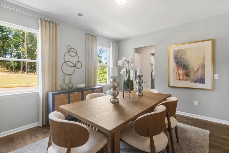 Furnished interior view inside a new home in Bridgeport Single Family Homes, Greenville (Image 8).