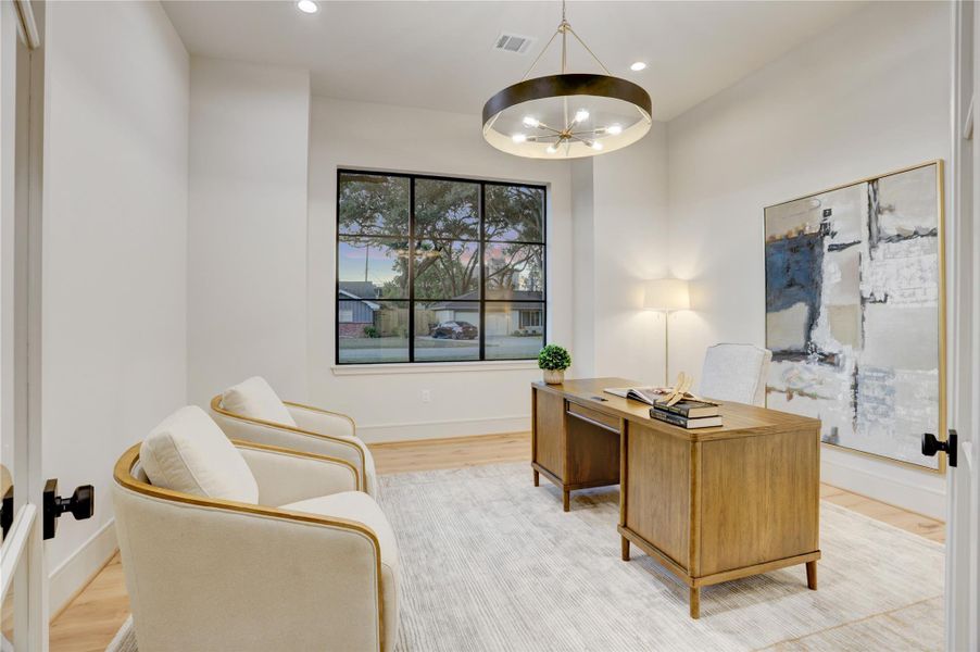 Furnished interior view inside a new home in , Houston (Image 12).