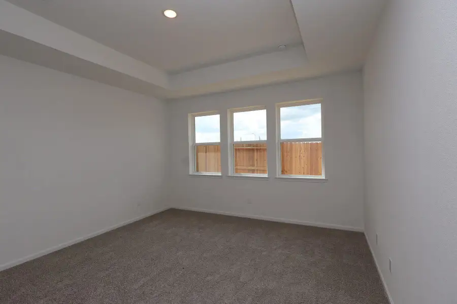 Spacious primary suite