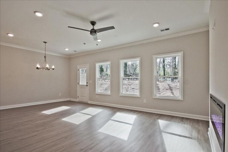 Spacious, unfurnished interior of a new home in River Walk Place, Lawrenceville (Image 30).