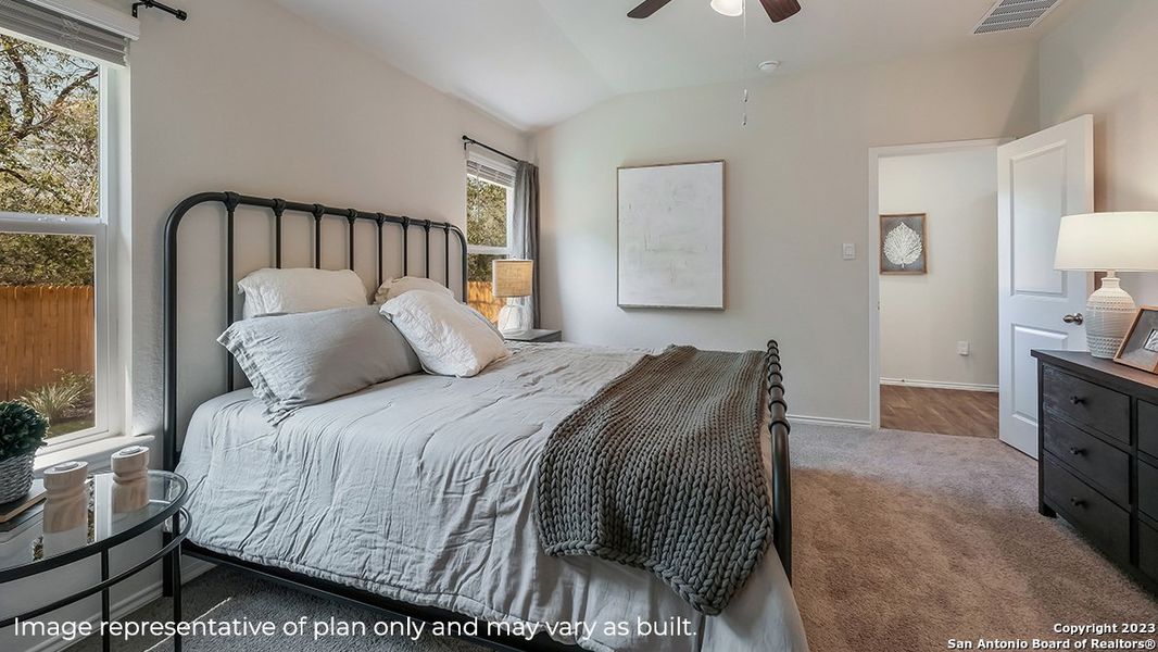 Furnished interior view inside a new home in Redbird Ranch, San Antonio (Image 16).