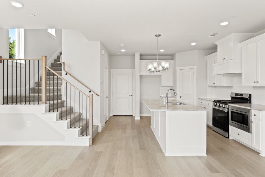 Furnished interior view inside a new home in Ten Mile Creek, Celina (Image 8).