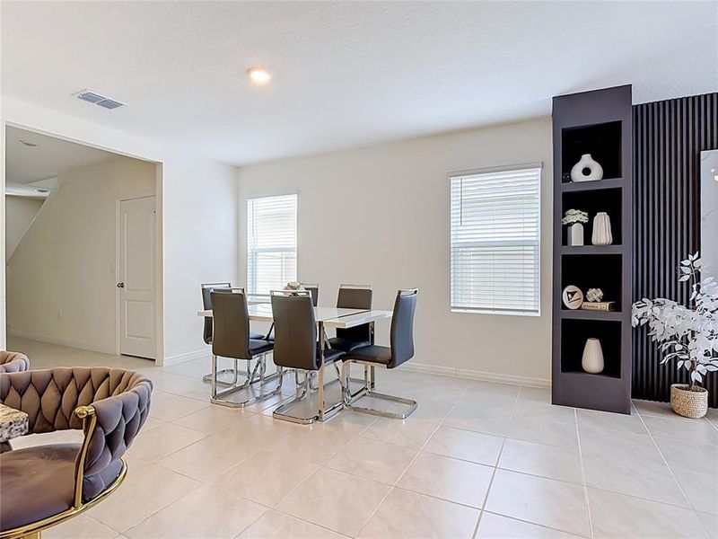 Furnished interior view inside a new home in , Davenport (Image 8). Furnished interior view inside a new home in , Davenport (Image 8).
