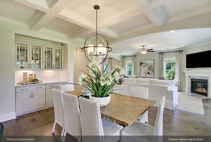 Furnished interior view inside a new home in Fieldstone, Lexington (Image 7).