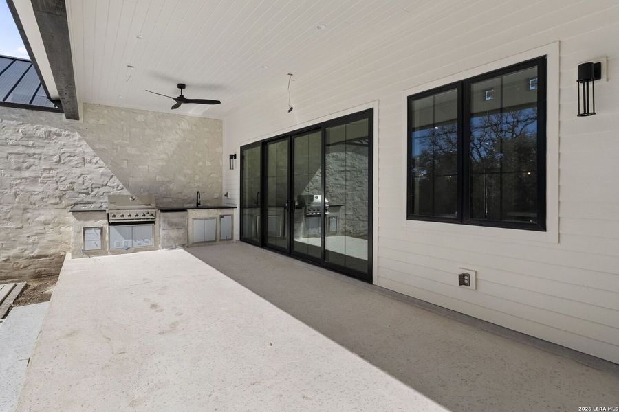 Exterior details and patio area of a home in , Boerne (Image 14).