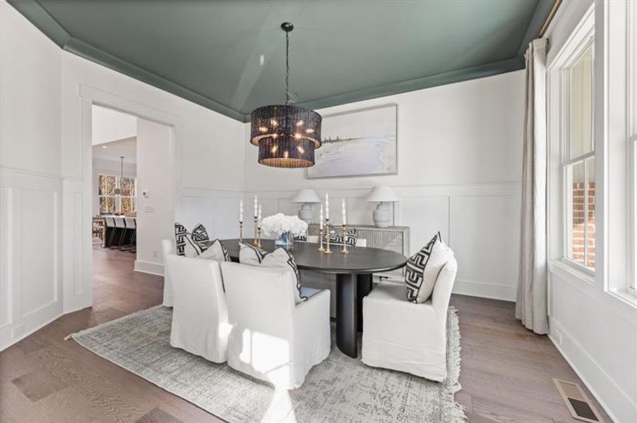 Furnished interior view inside a new home in Arden on Lanier, Cumming (Image 8).