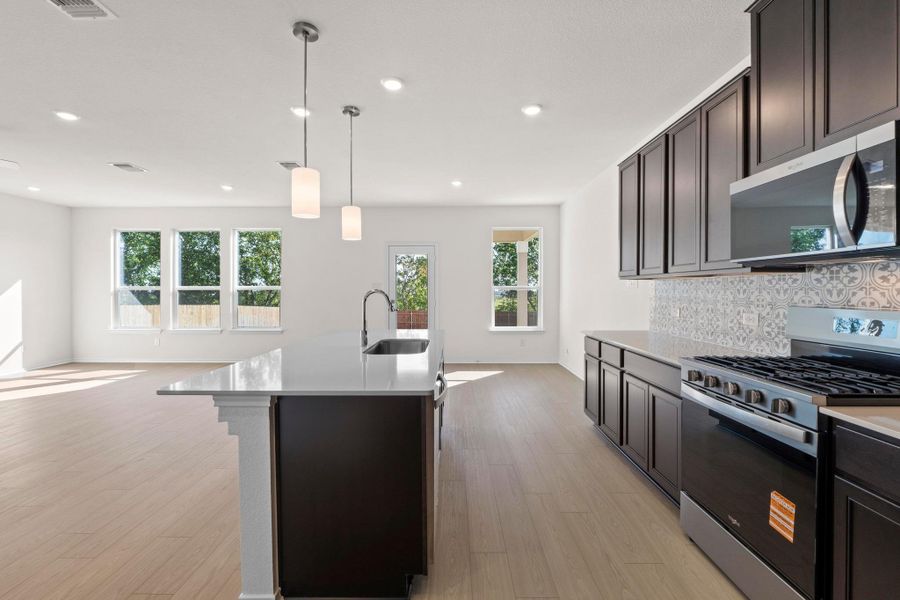 Furnished interior view inside a new home in Salerno - Heritage Collection, Round Rock (Image 8).