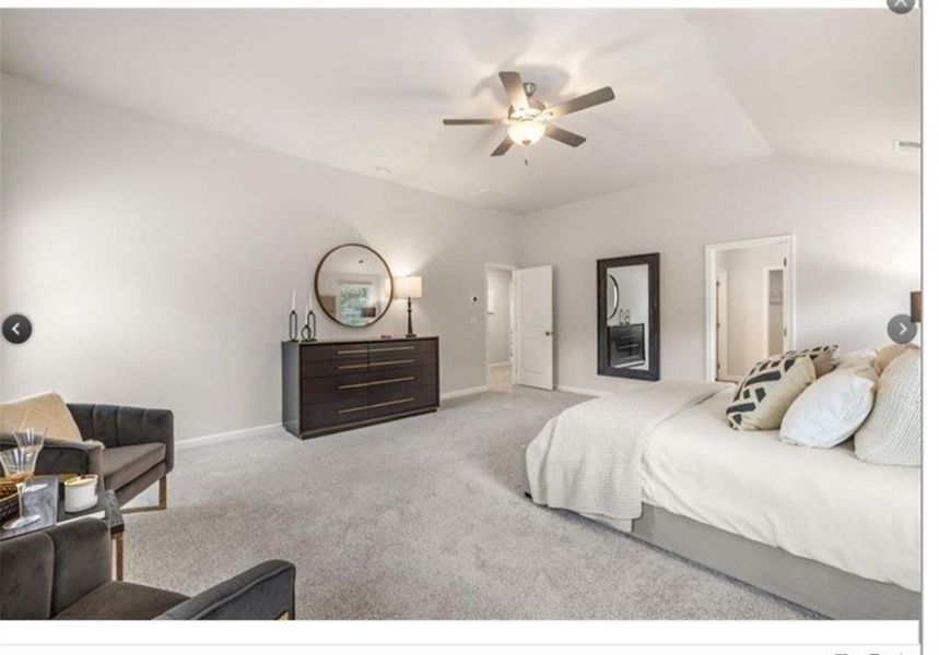 Furnished interior view inside a new home in Alcovy Village, Lawrenceville (Image 10).