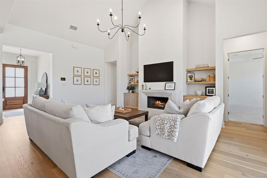 Furnished interior view inside a new home in , Midlothian (Image 6).