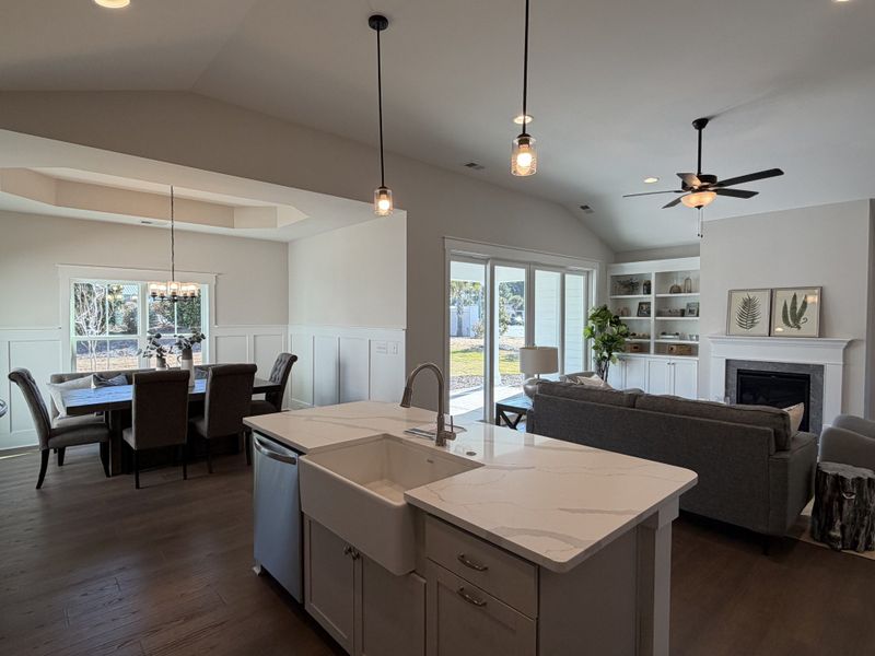 Furnished interior view inside a new home in The Sanctuary at Sunset Beach, Sunset Beach (Image 8).