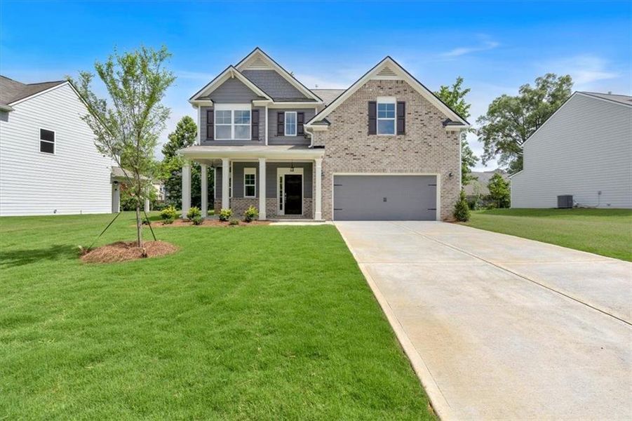 Front exterior of a new home in , Adairsville, GA, highlighting curb appeal (Image 2).