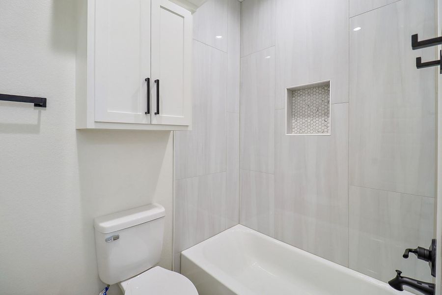 Furnished interior view inside a new home in , Crosby (Image 15).