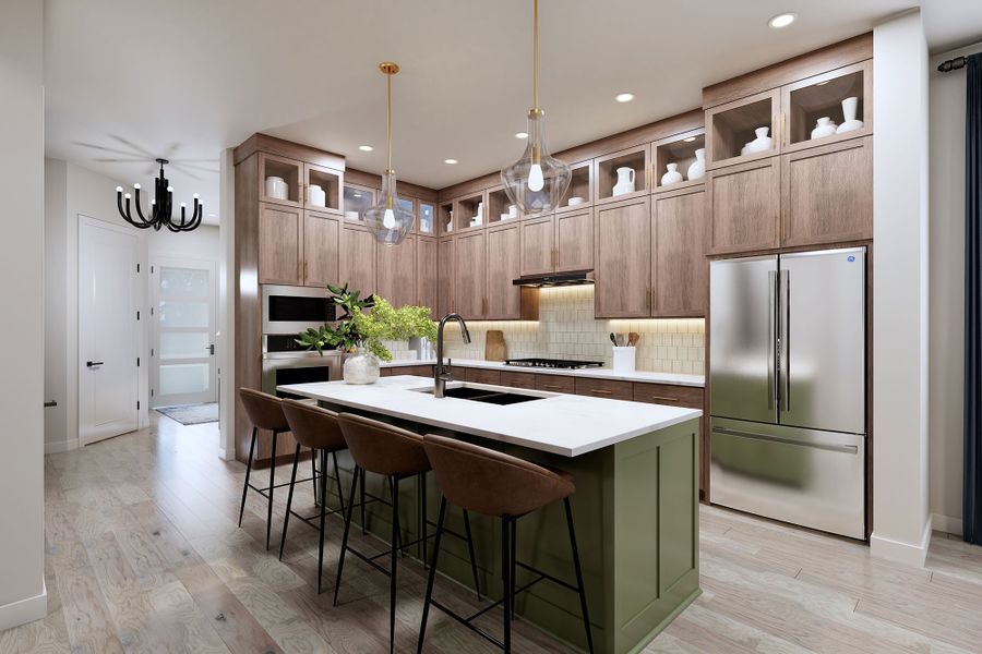 The Bastrop - Optional Cooktop Kitchen