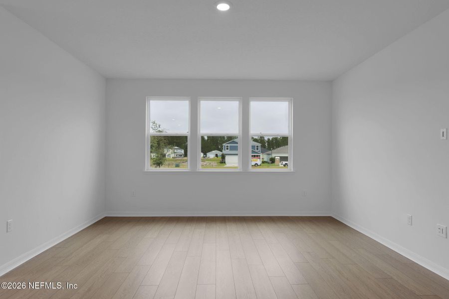 Spacious, unfurnished interior of a new home in Hyland Trail, Green Cove Springs (Image 19). Spacious, unfurnished interior of a new home in Hyland Trail, Green Cove Springs (Image 19).