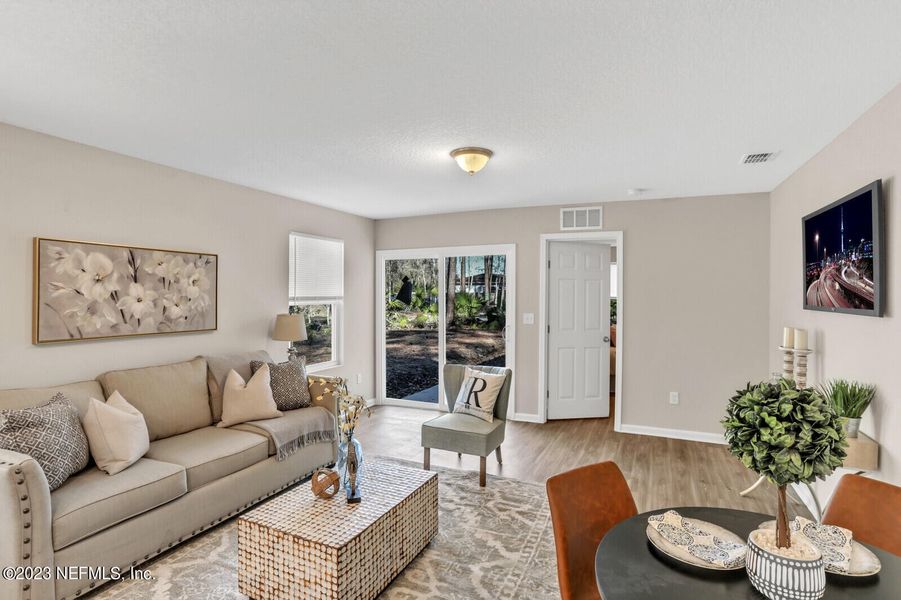 Furnished interior view inside a new home in , Jacksonville (Image 3).