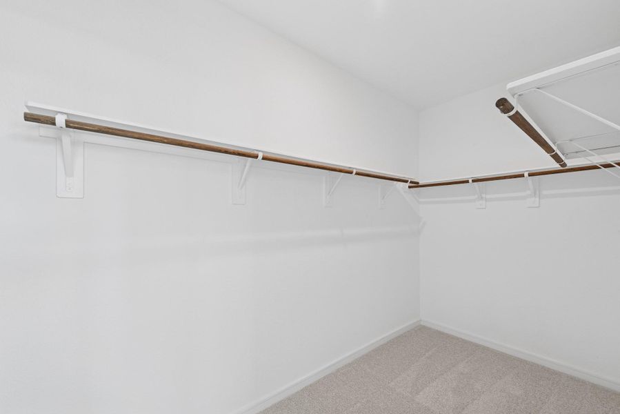 Primary walk-in closet