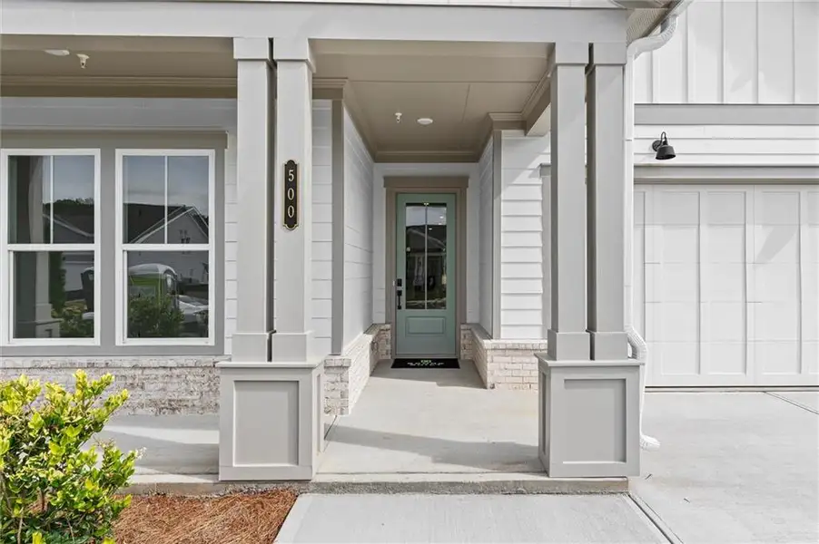 Exterior details and patio area of a home in , Kennesaw (Image 32).
