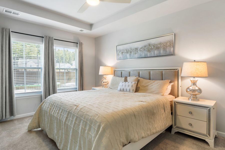 Furnished interior view inside a new home in Sweetgrass at Summers Corner: Arbor Collection, Summerville (Image 7). Furnished interior view inside a new home in Sweetgrass at Summers Corner: Arbor Collection, Summerville (Image 7).