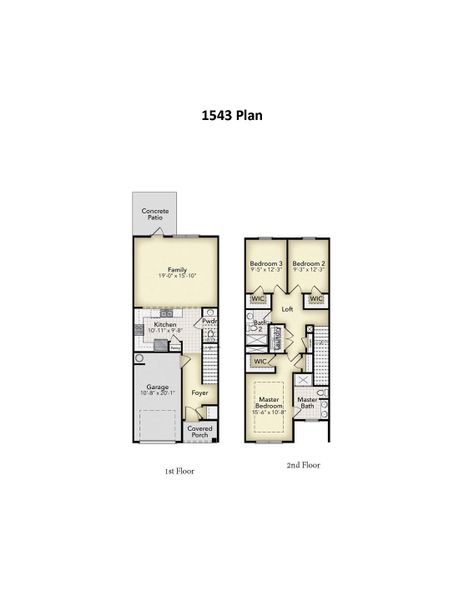 2D floor plan layout of this home in Lexlee Estates, Pensacola, FL (Image 3).