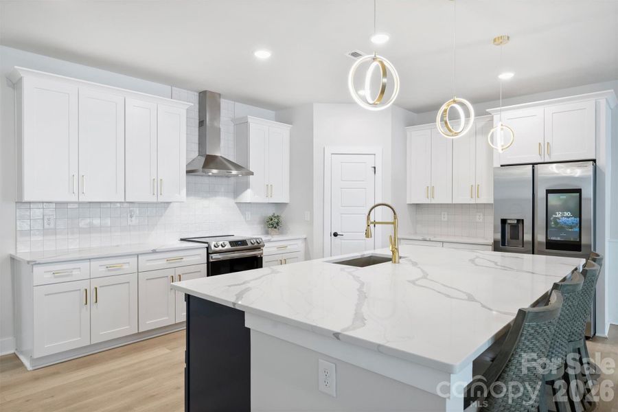 Furnished interior view inside a new home in , Charlotte (Image 37).