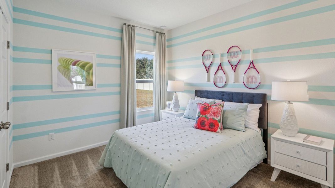 Merritt Floorplan Bedroom by DRB Homes in the Panther Creek Community, Jacksonville, FL