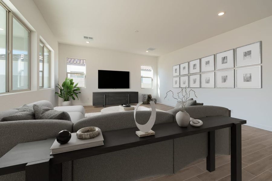 Furnished interior view inside a new home in Soleo, San Tan Valley (Image 6).